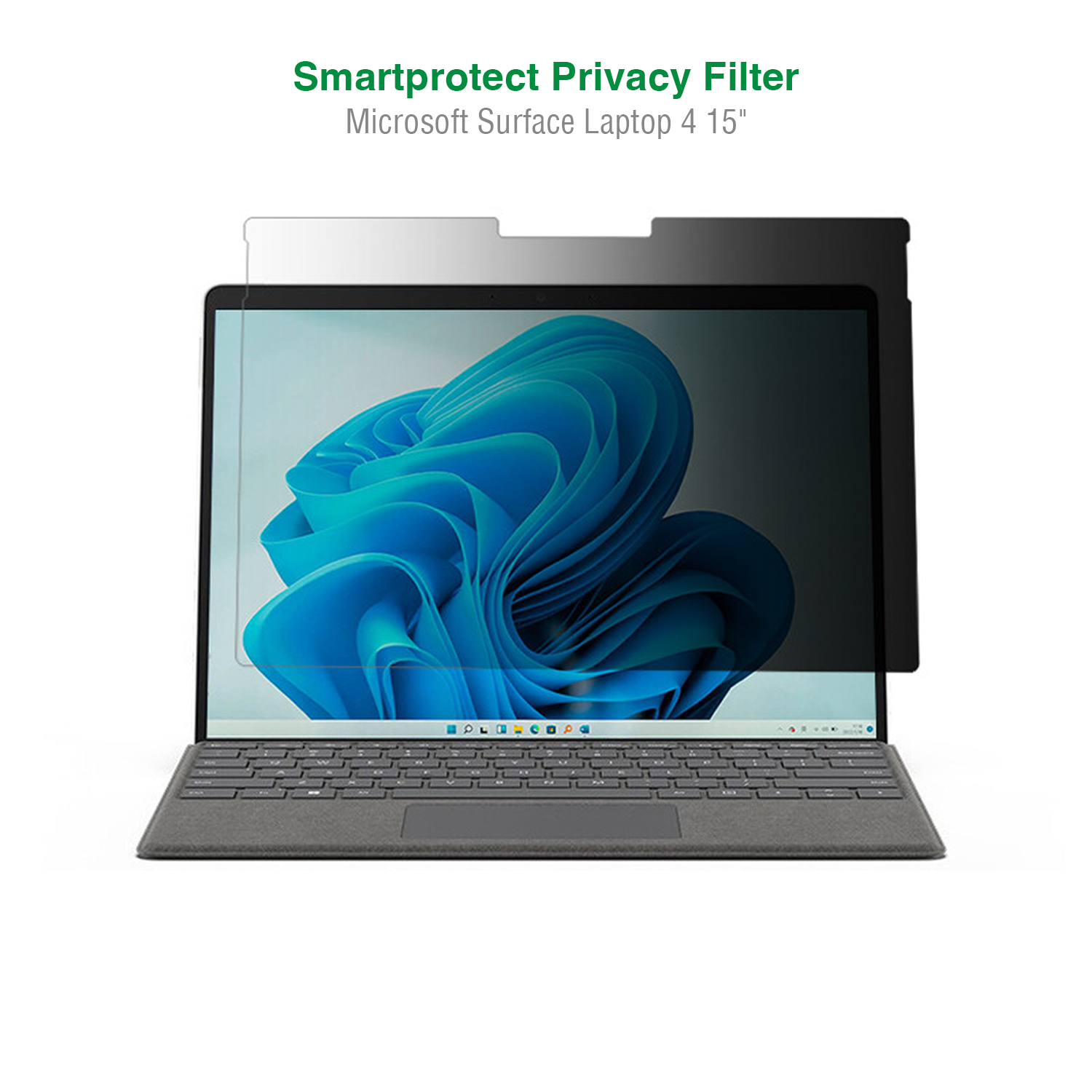 You can simply remove and replace your 4smarts privacy screen protection for Surface Laptop 4 15-inch in just a moment.