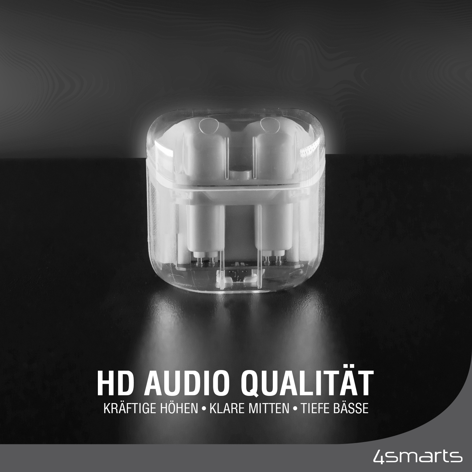 True wireless in ear Kopfhörer besitzen extrem gute HD Audio Qualität.