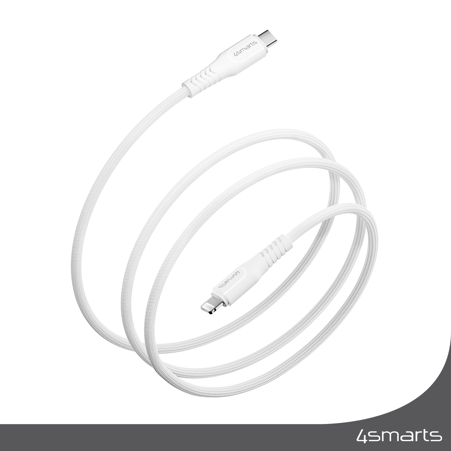 The 4smarts USB-C to Lightning cable RapidCord PD 30W is very robust and durable due to its high-quality workmanship.