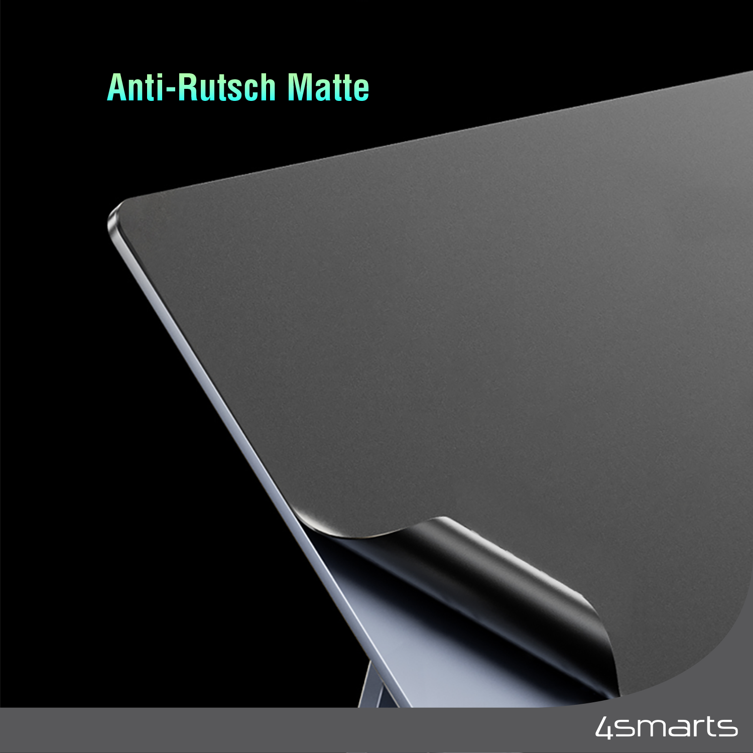 Die Anti-Rutsch-Beschichtung deines 4smarts Tablet Ständers sorgt dafür, dass dein Apple iPad Pro 12.9 sicher und stabil gehalten wird.