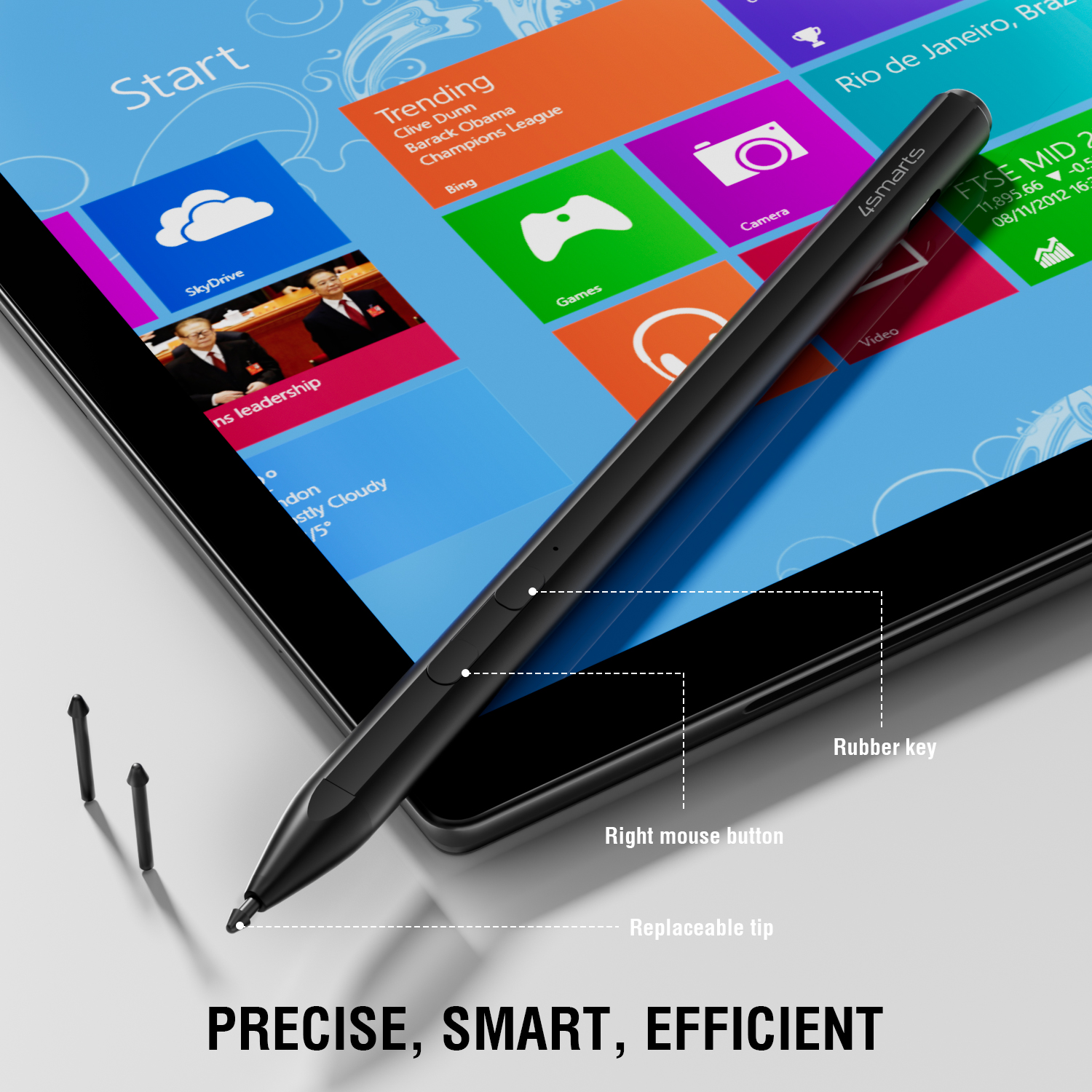 4smarts MPP Surface Pen with two replacement tips