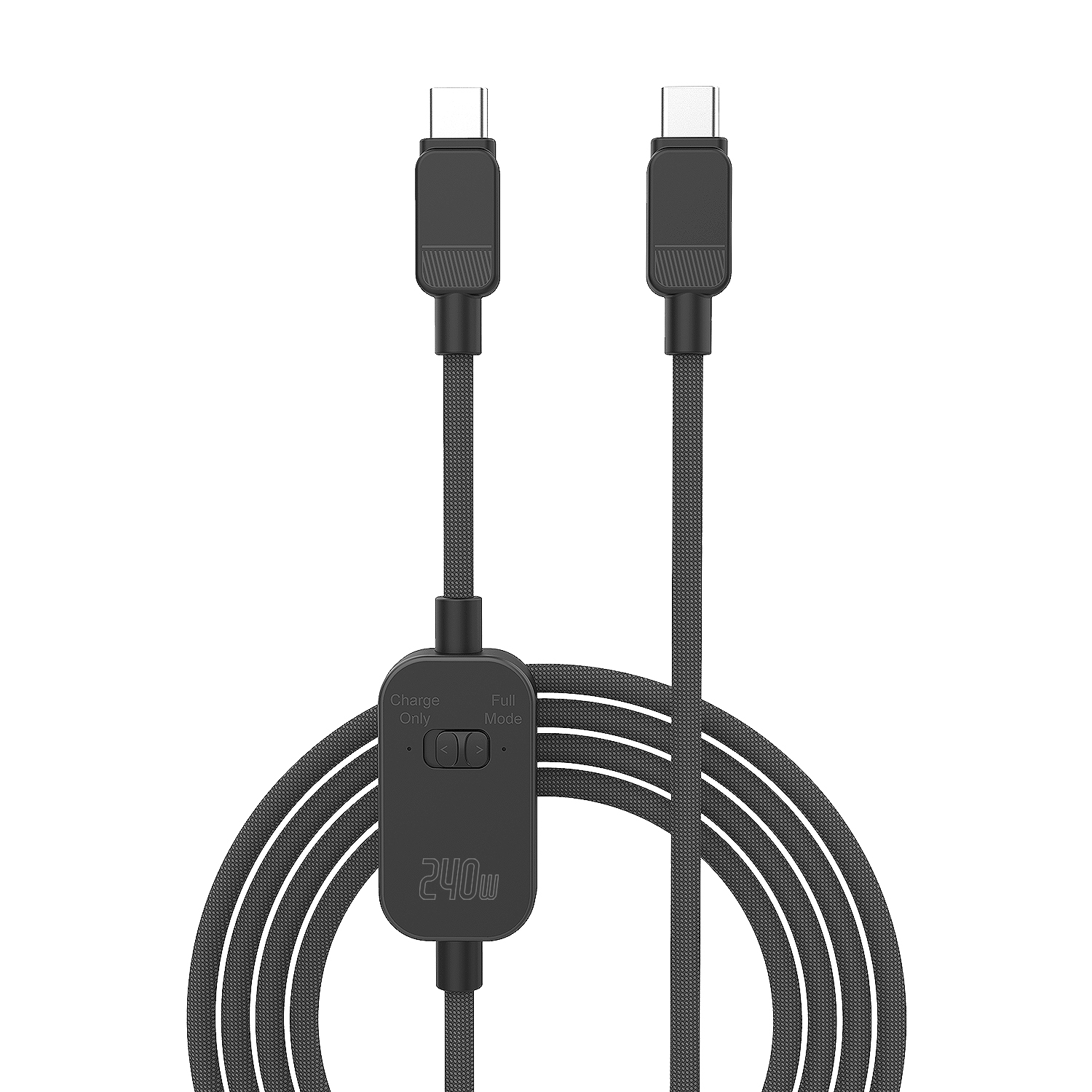 2-in-1 USB-C Kabel zum Laden mit oder ohne Datenübertragung – flexibel für Datenschutz, Arbeit und Reisen