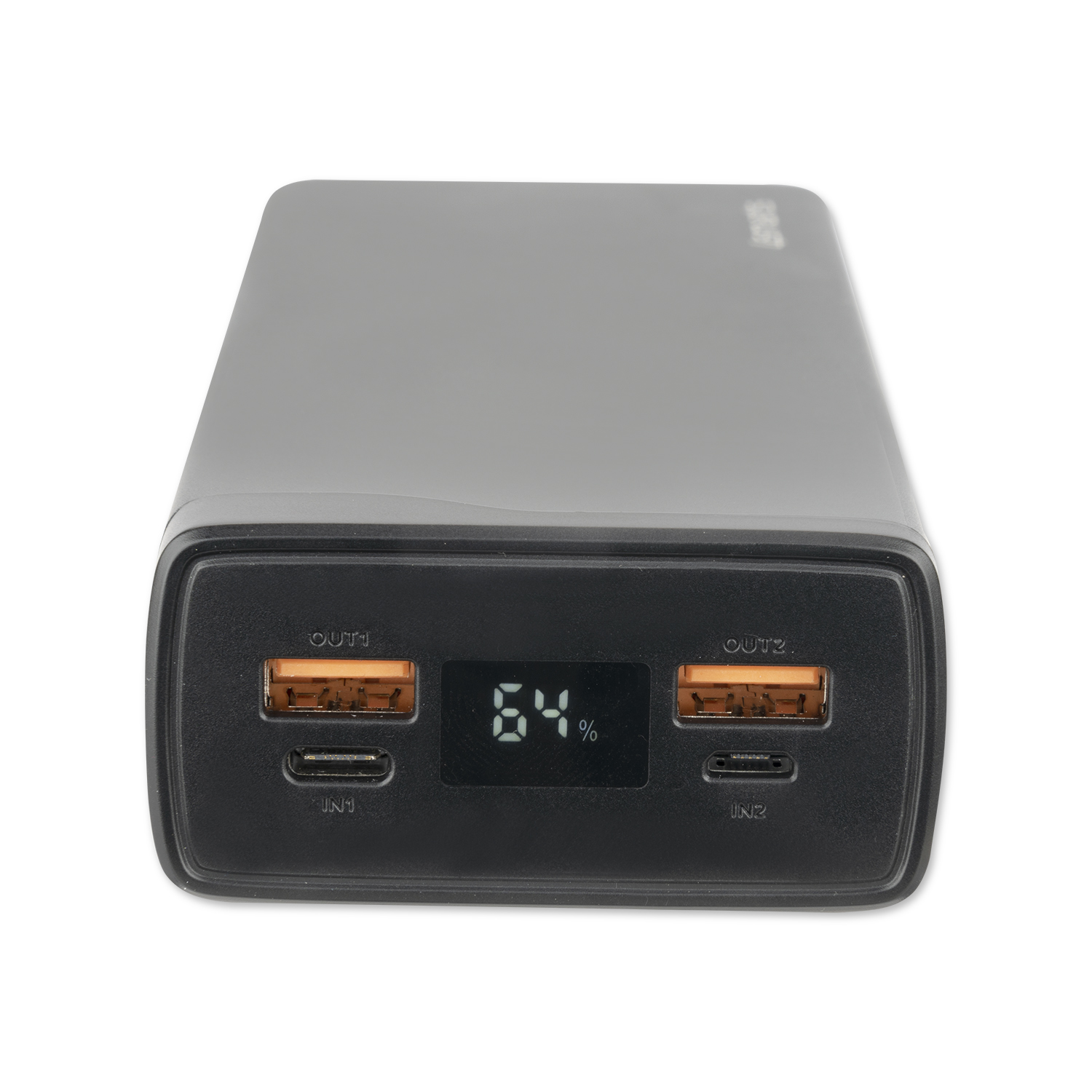 The 4smarts VoltHub Pro 26800mAh 22.5W powerbank shows you the exact battery level in real time on the LCD display.